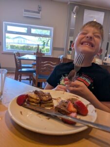 Doniford Bay fun at the table